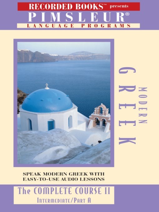 Title details for Greek IIA by Pimsleur Language Program - Available